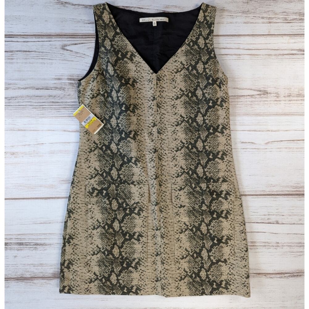RACHEL Rachel Roy Snakeskin Print Knit Dress Sz Medium New with Tag
